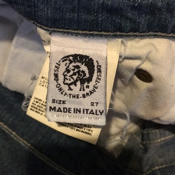 Diesel stretch button fly flare jeans - Picture 7 of 10